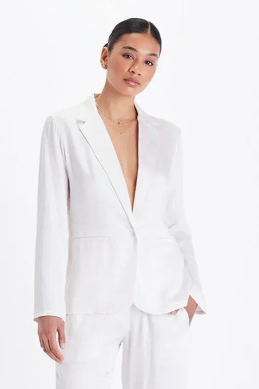 Neu Nomads Neu Nomads Damen vegan Jacke Karlie Schneeweiß, Weiß, – Produktbild 2 von 2
