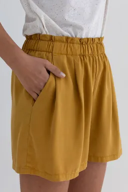TWOTHIRDS TWOTHIRDS Damen vegan Shorts Calobra Senf – Produktbild 1 von 1