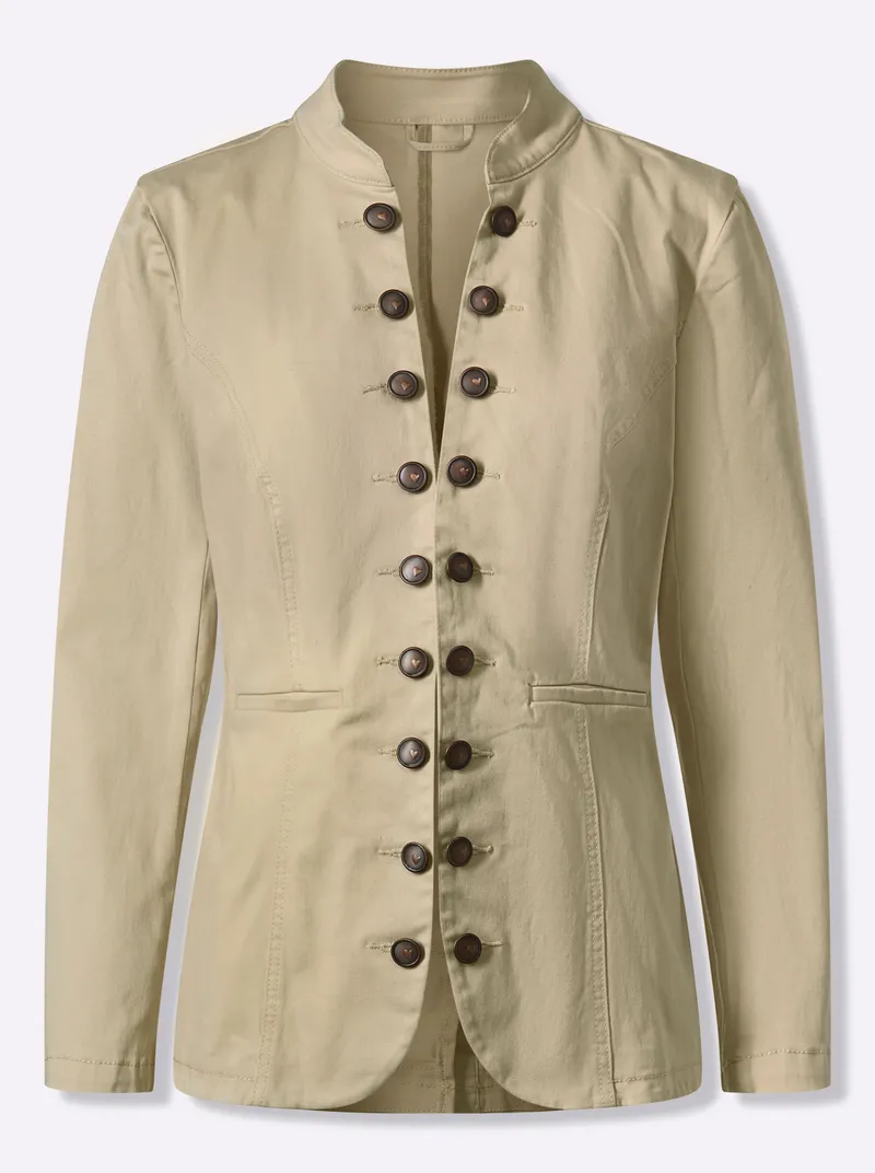heine Jeansblazer, Sand, – Produktbild 1 von 2