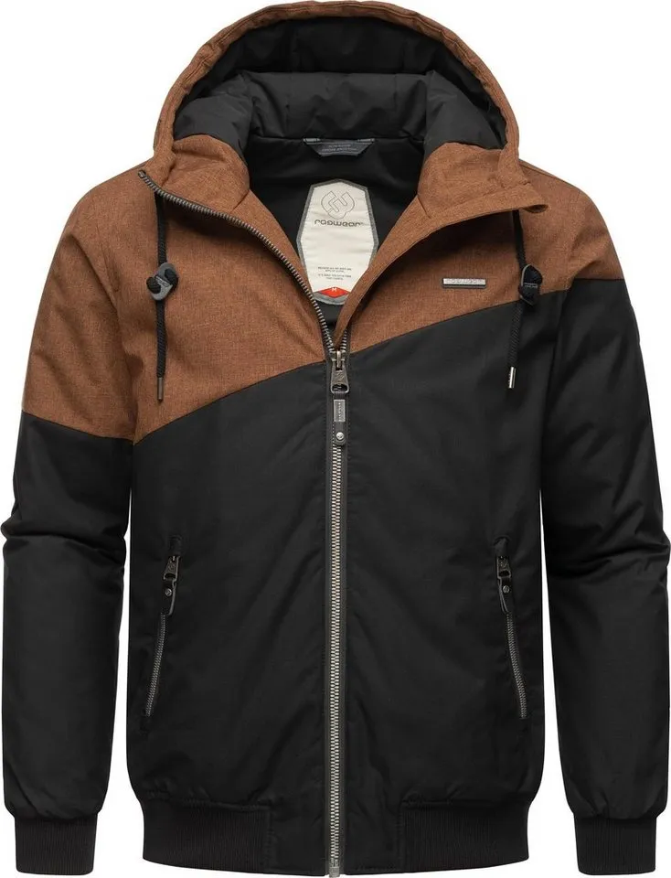 ragwear ragwear Winterjacke Wings stylische Herren Outdoorjacke mit großer Kapuze, Orange, – Produktbild 2 von 4
