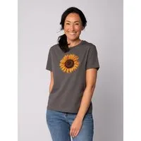 watapparel watapparel T-Shirt Frauen Sonnenblume, Anthracite, – Produktbild 1 von 1