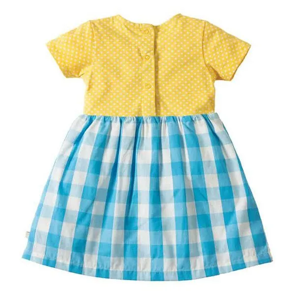 Frugi Frugi Kleid Regenbogen - Little Zennor Dress Rainbow – Produktbild 3 von 3