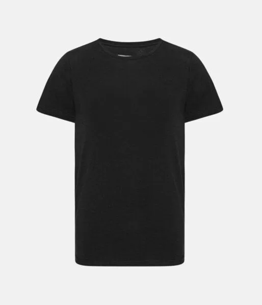 Copenhagen Bamboo Copenhagen Bamboo 2 Schwarze schmal geschnittene Bambus-T-Shirts mit Rundhalsausschnitt – Produktbild 2 von 2