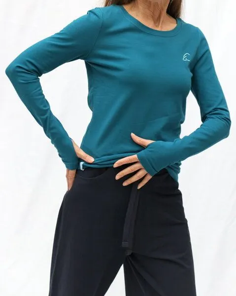 ESPARTO ESPARTO Shirt "Vicitra", Petrol, – Produktbild 3 von 3