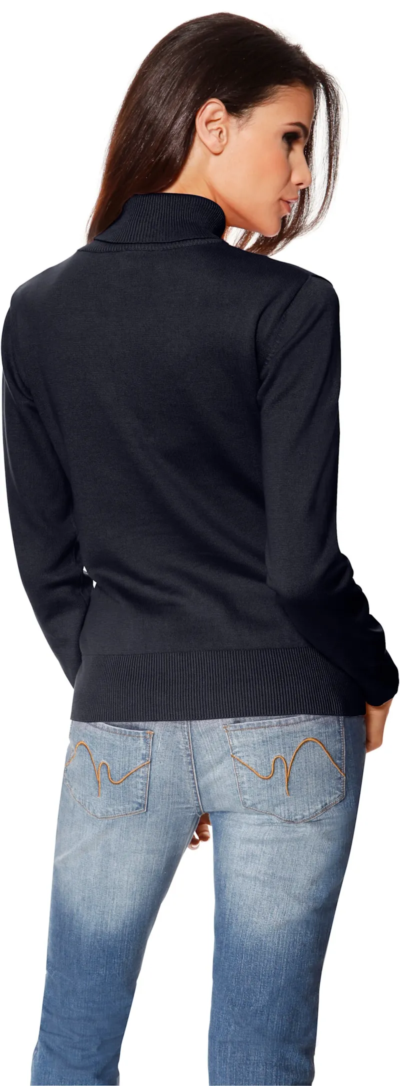 heine Rollkragenpullover, Marine, – Produktbild 2 von 2