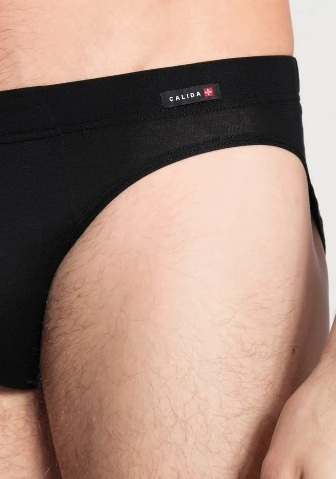 CALIDA CALIDA Slip Evolution weich, ohne Eingriff, elastisch, Single Jersey-Qualität, Schwarz, – Produktbild 4 von 5