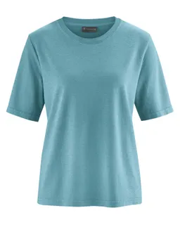 HempAge Hempage Damen vegan T-Shirt Kombination Wave Blue – Produktbild 1 von 1