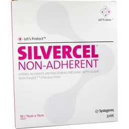 Solventum Germany SILVERCEL Non Adherent Kompressen 11x11 cm 10 St Kompressen – Produktbild 1 von 1