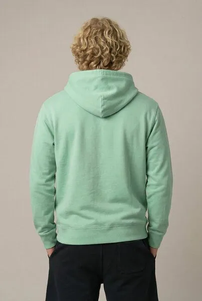 THE FACE OF ELEMENTS The Face of Elements Color Rush - Regular Fit Hoodie aus 100% Bio-Baumwolle, Iced mint (grün), – Produktbild 4 von 4
