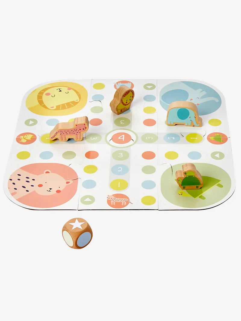Vertbaudet 7 Gesellschaftsspiele für Kinder, Mehrfarbig, – Produktbild 2 von 4