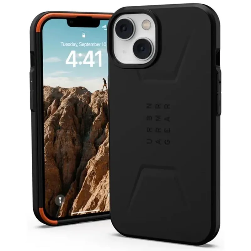 Urban Armor Gear Hülle für Apple iPhone 14 Plus, Urban Armor Gear, Civilian, Schwarz – Produktbild 1 von 1
