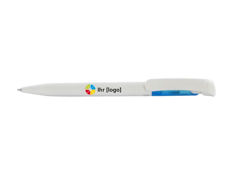 RITTER CARES RITTER CARES Druckkugelschreiber 'BioPen' karibikblau transparent – Produktbild 1 von 1