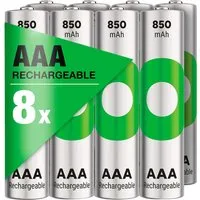 GP Battery 8er-Pack GP Battery Ready-to-use Akku "ReCyko+" Micro AAA, 1,2 V, 850 mAh – Produktbild 1 von 1
