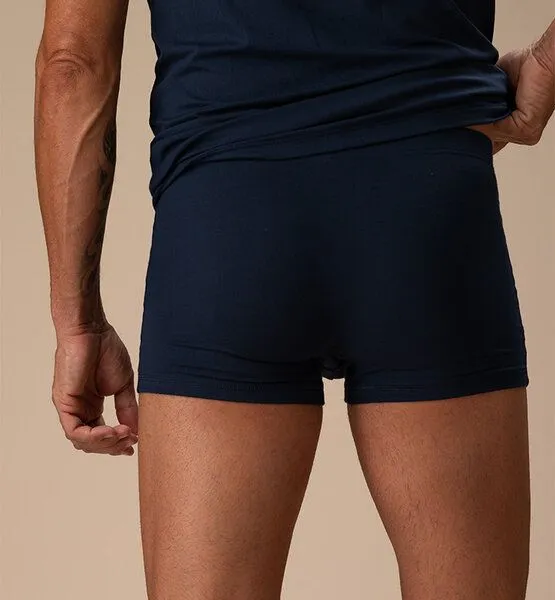 CASAGiN CASAGiN Dreier Pack: Boxershorts aus Naturstoff, Blau, – Produktbild 2 von 4