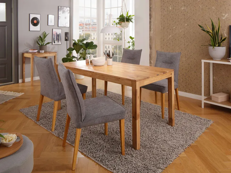 allnatura Tisch "Armonia" 70x50 cm, Naturholz, – Produktbild 2 von 2