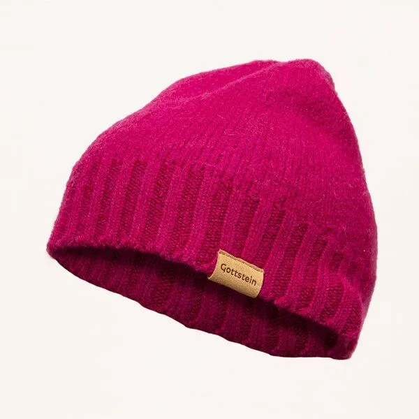 Gottstein Gottstein Alpine Wool Cap Wollmütze aus 100% Schafwolle für Damen & Herren | Made in Tirol, Fuschsia, – Produktbild 1 von 3