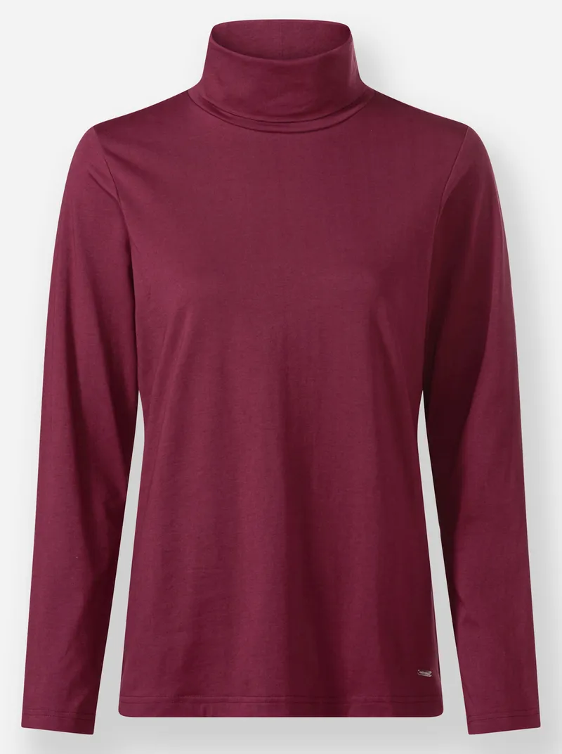 Witt Rollkragenshirt bordeaux, Bordeaux, – Produktbild 1 von 2