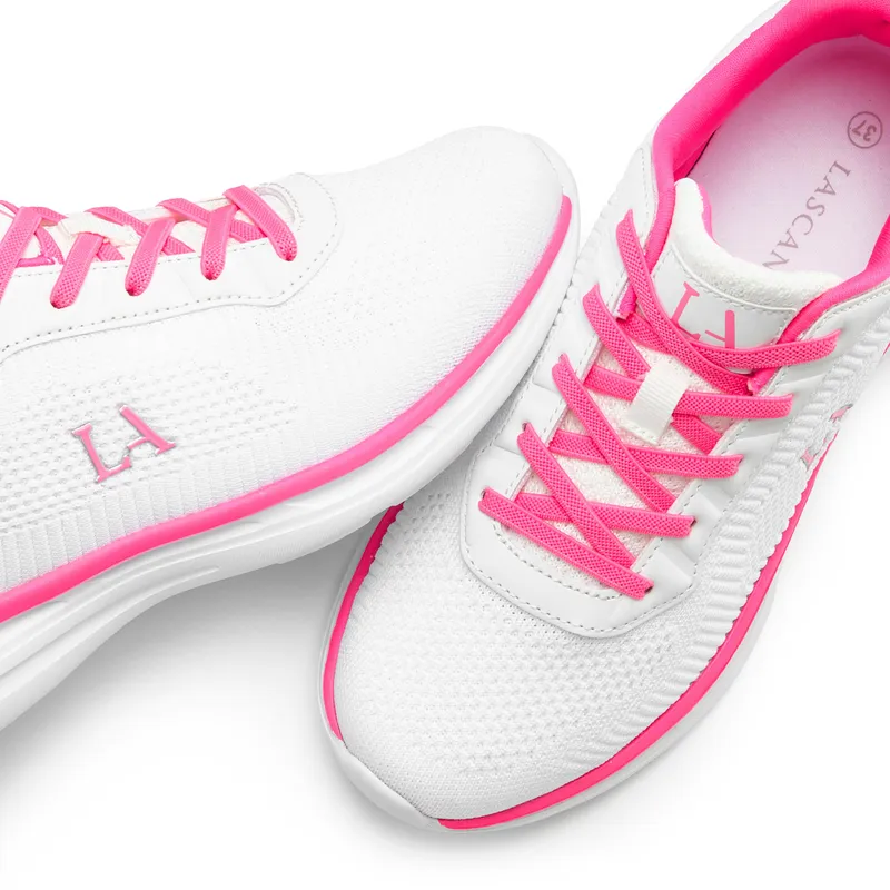 Lascana Sneaker, Weiß/pink, – Produktbild 1 von 3