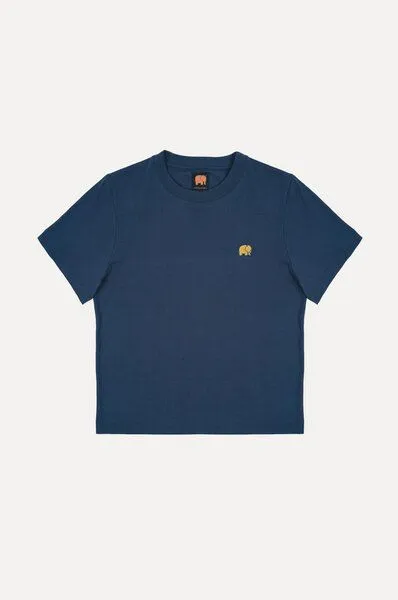 Trendsplant Women's Organic Essential T-Shirt Trendsplant Blue, Blau, – Produktbild 2 von 3