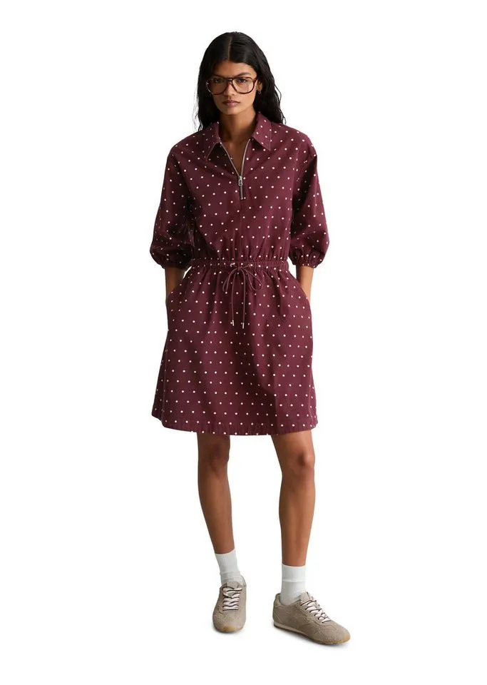 Marc O'Polo DENIM Minikleid aus reiner Bio-Baumwolle, Rot, – Produktbild 5 von 5