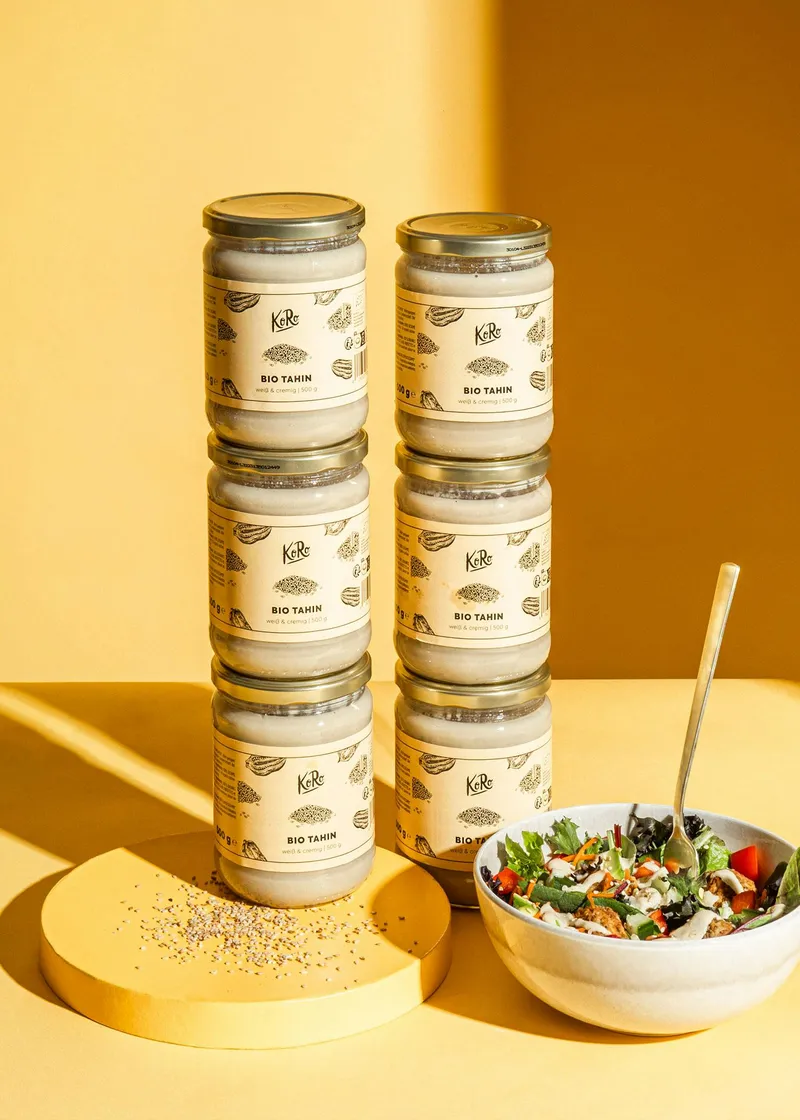 KoRo Weißes Bio Tahini 6 x 500 g – Produktbild 2 von 5