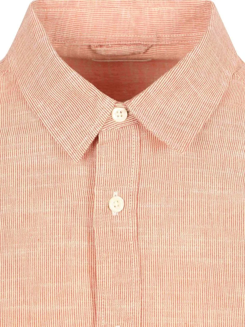 KnowledgeCotton Apparel Knowledge Cotton Apparel Shirt Roter Streifen - Größe M, Rot, – Produktbild 2 von 5
