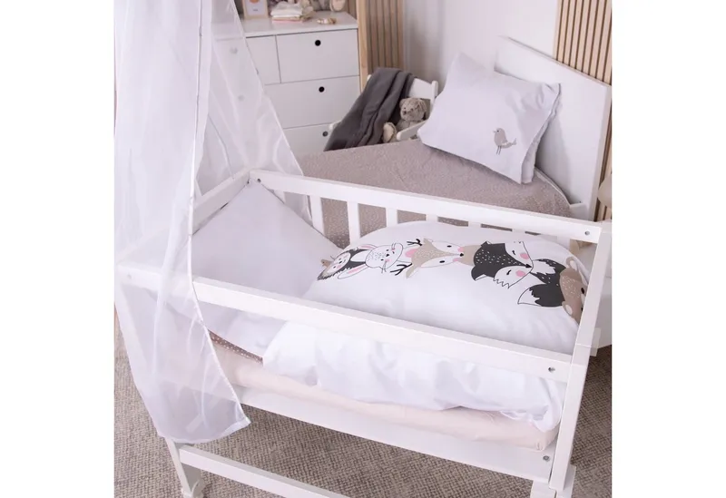 Baby Best Baby Best Babybettwäsche babybest Woodland Crew, Renforcé, 2 teilig, mit Wendefunktion, Bunt, – Produktbild 1 von 4