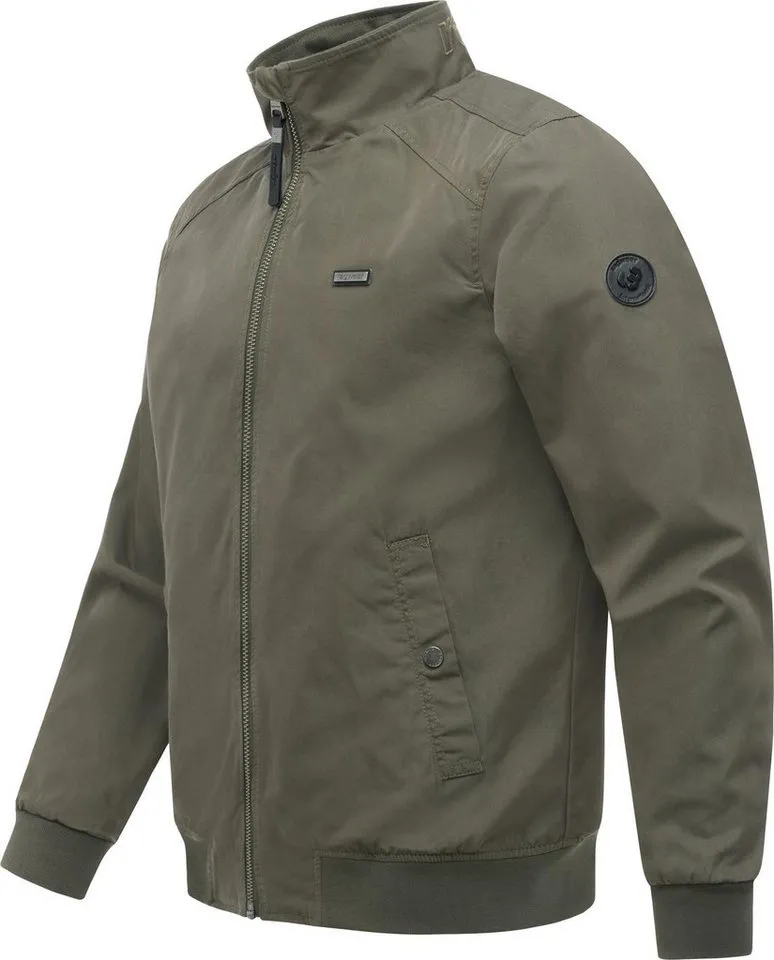 ragwear ragwear Outdoorjacke Izzyk YOUMODO Leichte Übergangsjacke mit Stehkragen, Grün, – Produktbild 3 von 5