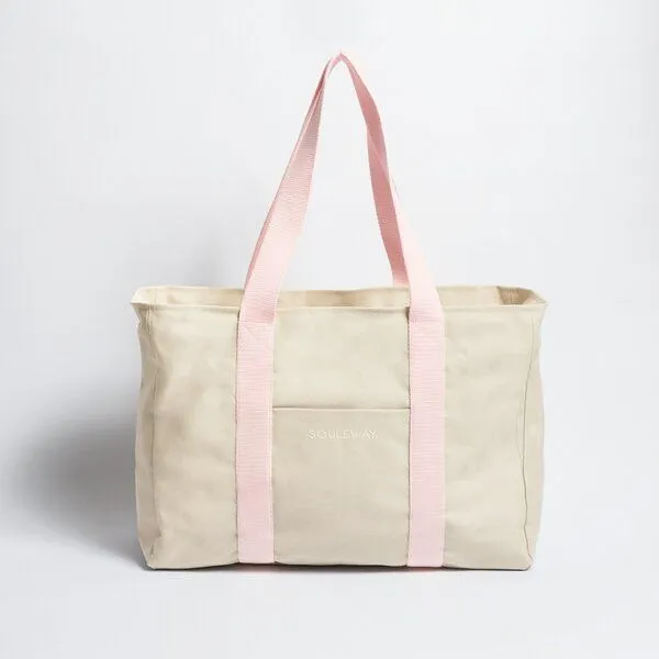 Souleway Souleway Yoga Tote, Sand/pink, – Produktbild 1 von 4