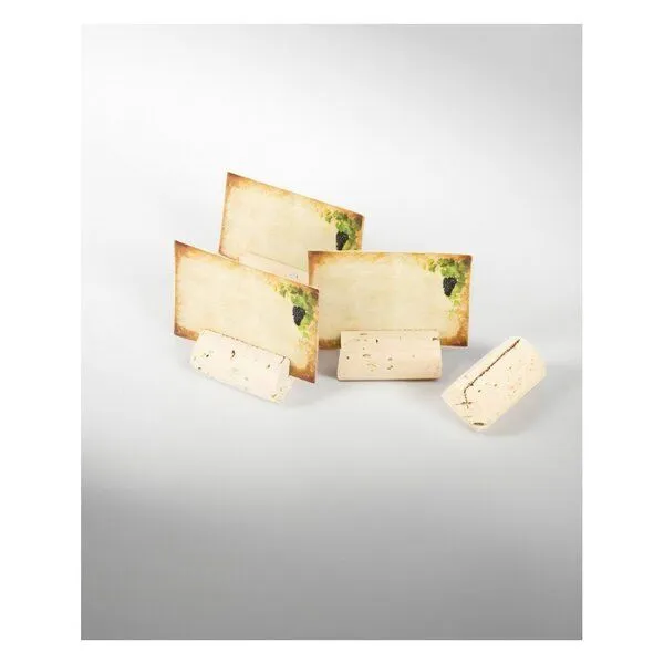 Kork-Deko Kork-Deko 20 Stk. Tischkarten / Platzkarten Namenskärtchen aus (neuen) Weinkorken – Produktbild 6 von 7