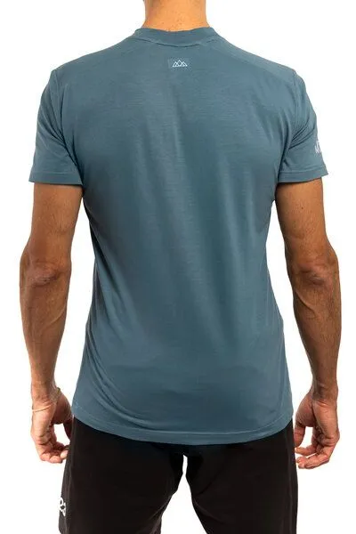 M23 M23 Herren T-Shirt aus Bio-Baumwolle, Modell „Ben“, Blau, – Produktbild 4 von 4