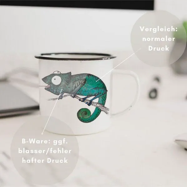 LIGARTI Emaille Tasse – Überraschungstasse (B-Ware) – LIGARTI Tiermanufaktur – Produktbild 3 von 4