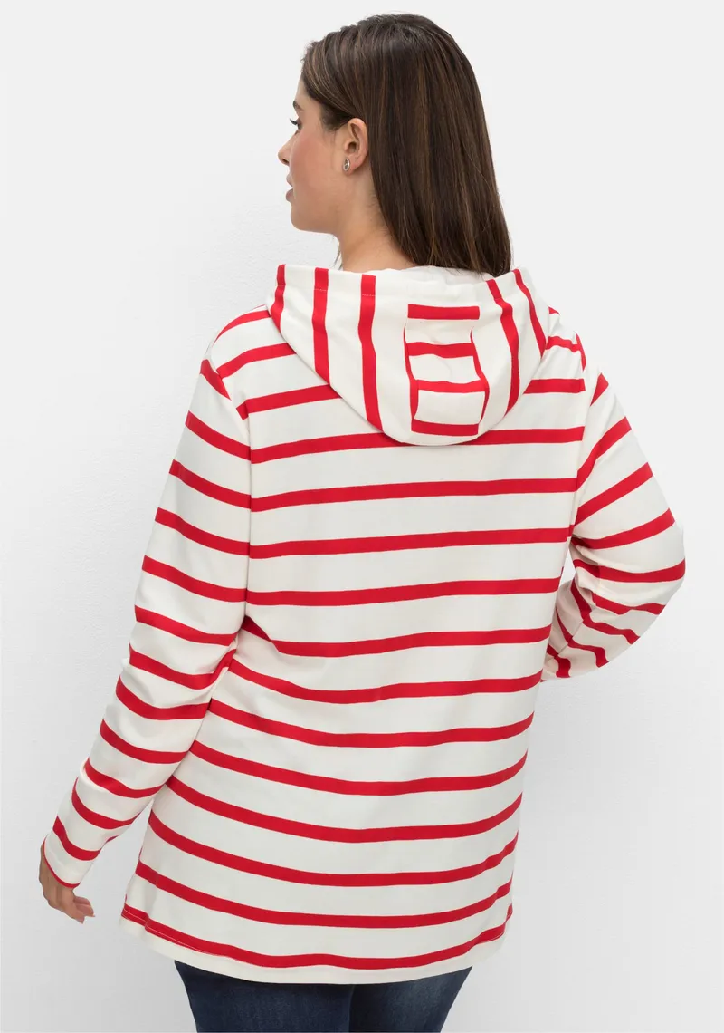sheego Ringelshirt, Offwhite-gestreift, – Produktbild 2 von 2