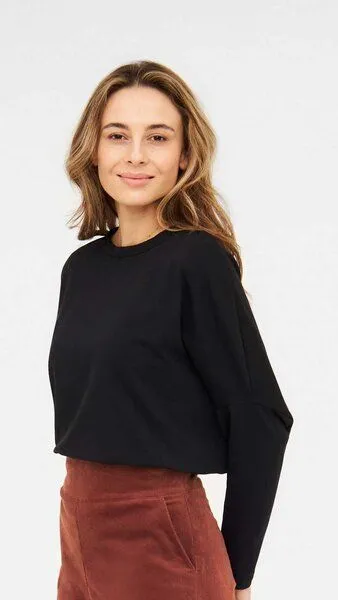 WiDDA berlin WiDDA berlin Longsleeve SLABBY, Schwarz, – Produktbild 3 von 3