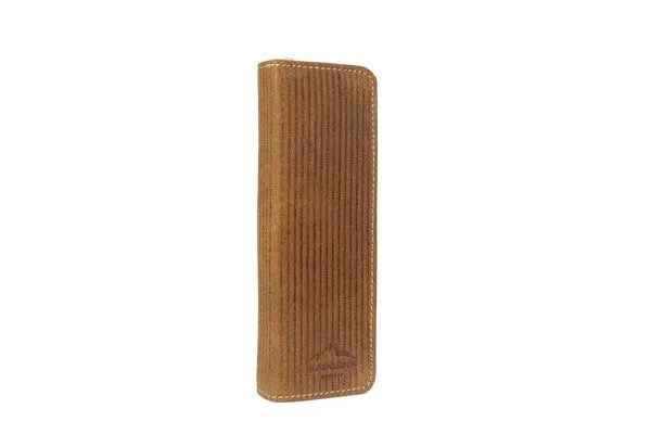 Alpenleder Alpenleder Stifteetui ZWOA, Wild camel cord (braun antik c, – Produktbild 2 von 3