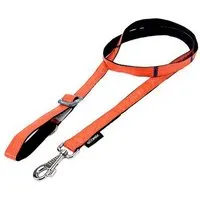 GOOPSI GOOPSI Hundeleine, 2m Führleine - stufenlos verstellbar - recycelt aus Reissack - Fairtrade, Orange, – Produktbild 1 von 1