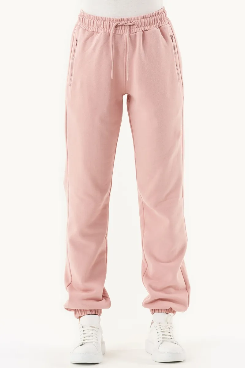ORGANICATION ORGANICATION Damen vegan Jogginghose Soft Altrosa, Rosa, – Produktbild 2 von 2