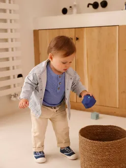 Vertbaudet Baby Jacke mit Streifen – Produktbild 1 von 1