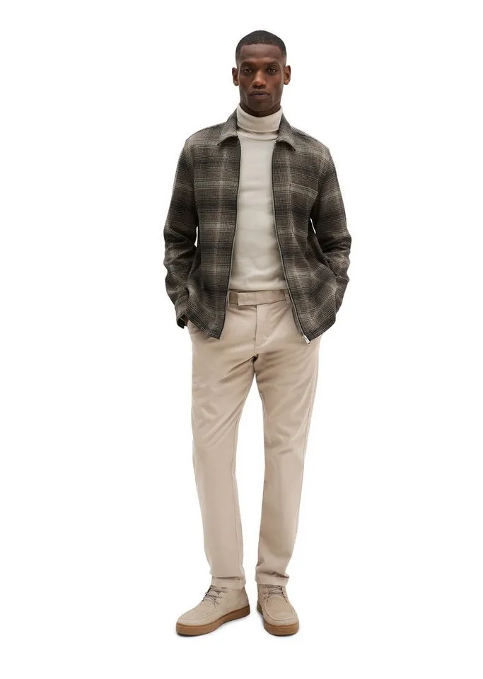 Marc O'Polo Marc O'Polo Kurzjacke aus garngefärbter Bio-Baumwolle, Braun, – Produktbild 5 von 5