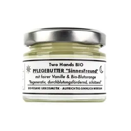 Two Hands BIO Two Hands BIO PflegeButter „SinnesFreund“ mit fairer Bio-Vanille & Bio-Blutorange – Produktbild 1 von 1