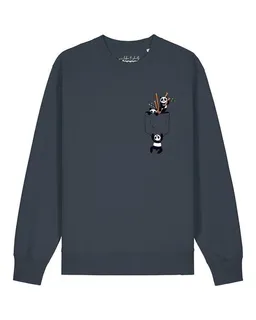 watapparel watapparel Sweatshirt Unisex Pocket Pandas – Produktbild 1 von 1