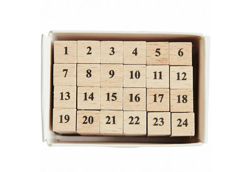 Rico Design Rico Design Mini Stempelset Zahlen 1-24 – Produktbild 2 von 2