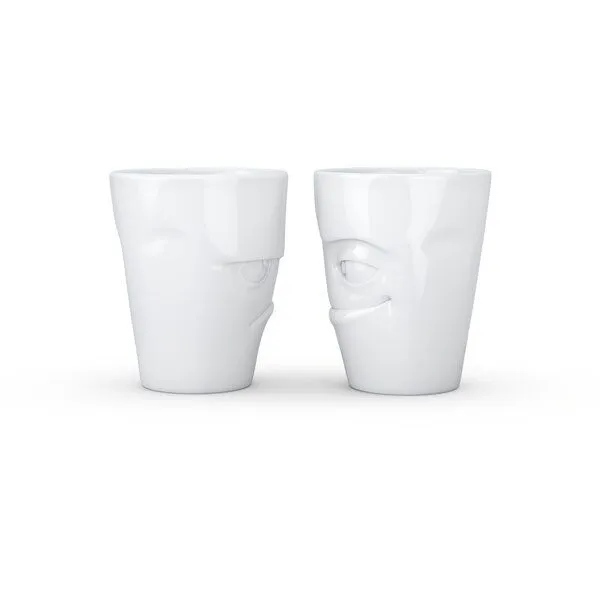 FIFTYEIGHT PRODUCTS FIFTYEIGHT PRODUCTS Fiftyeight Dreidimensionaler Porzellan Charakterkopfbecher – Produktbild 4 von 4