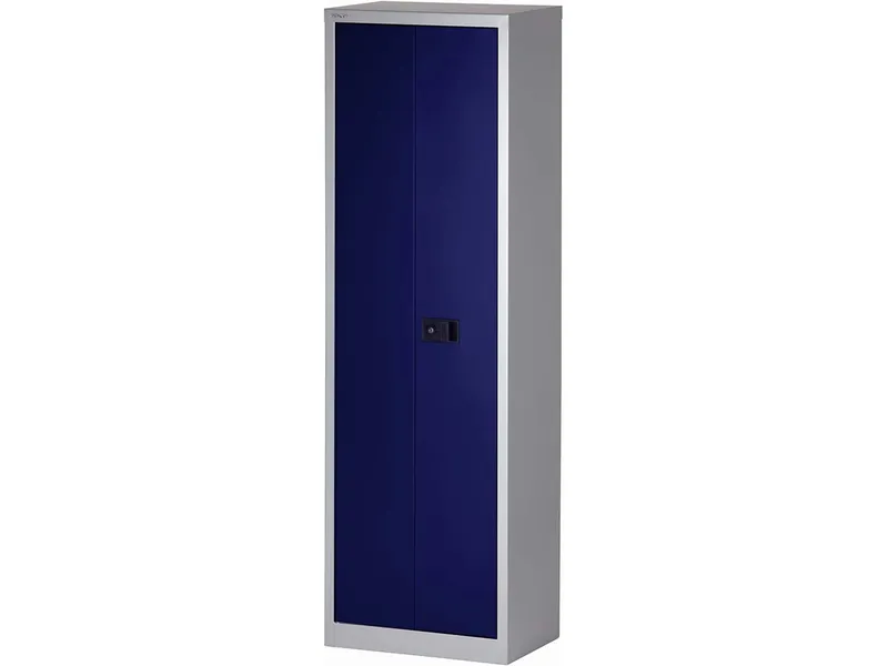 Bisley Bisley Flügeltürensch. "UNIVERSAL" 5 OH, Breite 60 cm lichtgrau/oxfordblau – Produktbild 1 von 2