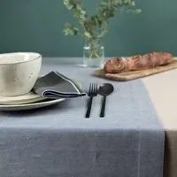 nahtur design nahtur-design Tischläufer aus 100% BioLeinen | Leinendenim – Produktbild 1 von 1