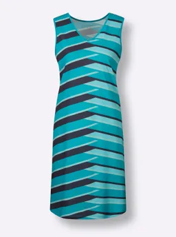 feel good Sommerkleid mint-türkis-bedruckt – Produktbild 1 von 1