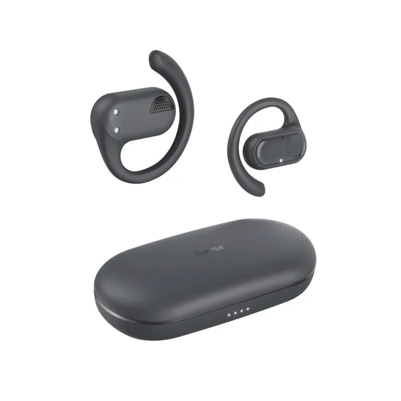 Hama Hama Bluetooth®-Kopfhörer "Spirit Open", OWS Open Ears, True Wireless, App, SW – Produktbild 1 von 6