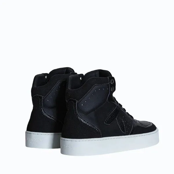 Ashoka Paris Ashoka Paris Mateo High-Top Sneaker Schwarz, biobasiert & recycelt – Produktbild 3 von 4