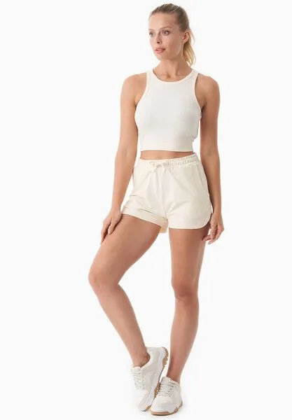 ORGANICATION ORGANICATION SONNIA | Cropped Rib Top aus Bio-Baumwolle, Off white, – Produktbild 2 von 4