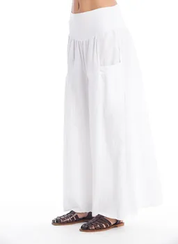 RAVENS VIEW IBIZA RAVENS VIEW IBIZA Damen vegan Skirt Pants Funky Weiß – Produktbild 1 von 1
